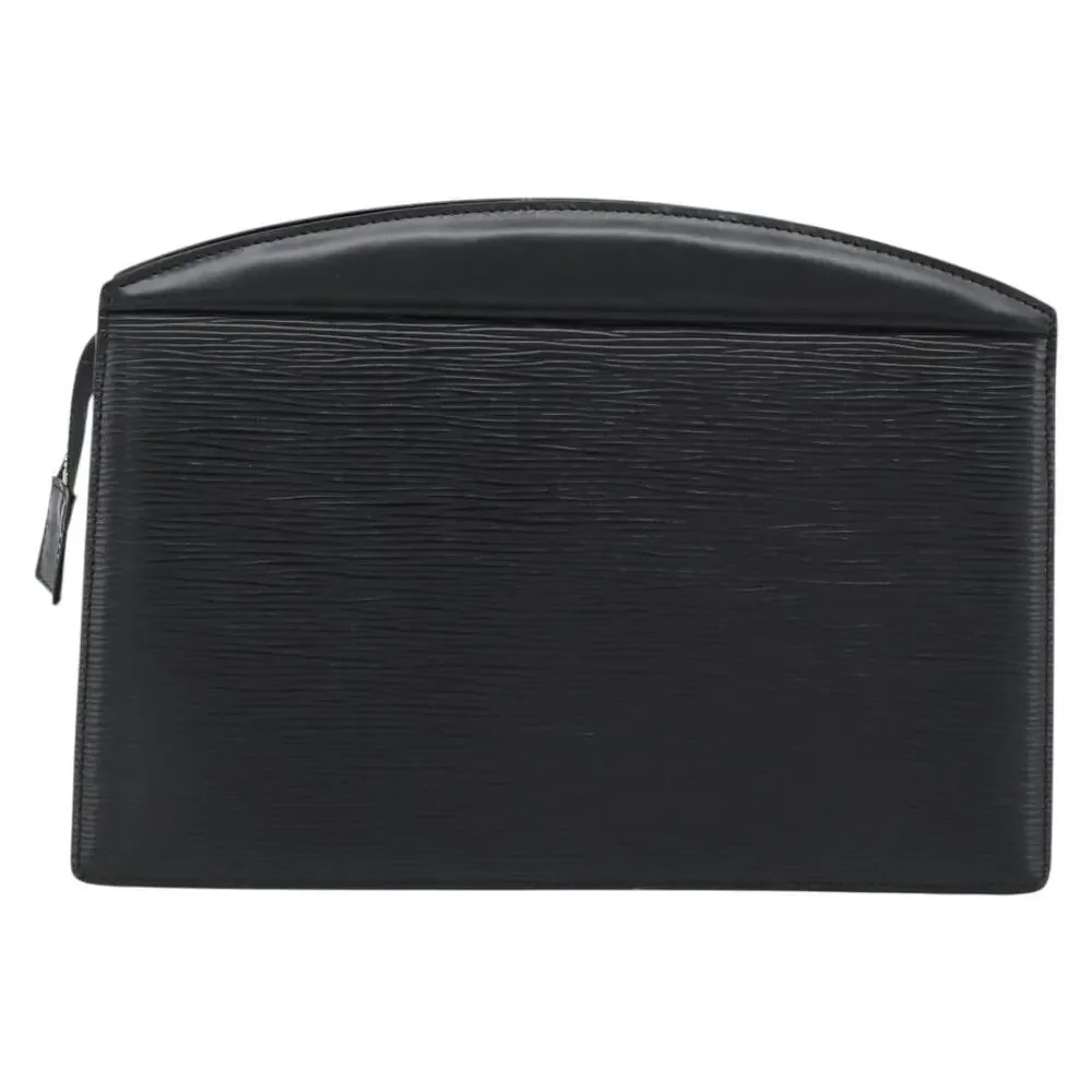 Louis Vuitton Epi Trousse Crete Pouch Black